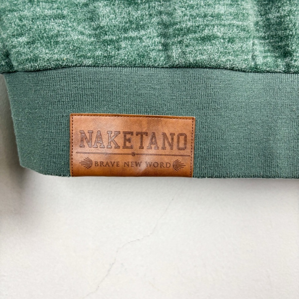 Naketano Women’s Green Fleece Hooded Jacket Sz XS - Picture 9 of 13